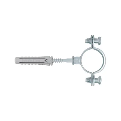 Комплект дюбел 8х40мм със скоба за ел.кабел ф18