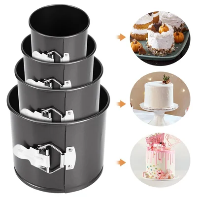 Комплект форми за панетоне с падащо дъно 4 бр.