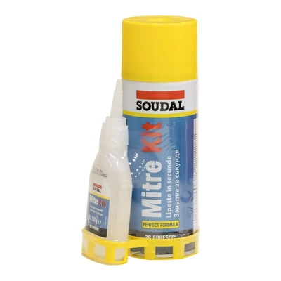 Двукомпонентно лепило + спрей 10 SOUDAL