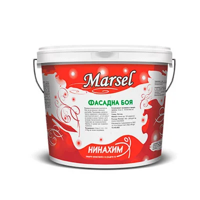 Фасадна боя бяла 22 кг MARSEL