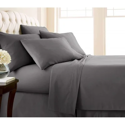 Калъфка за възглавница 100% памук ранфорс графит 2 бр. RAKLA