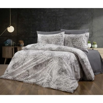 Спален комплект 4 части Хармония в сиво COTTON GARDEN