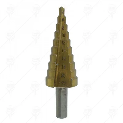 Свредло стъпаловидно за метал Ø6-38мм титаниево PREMIUM