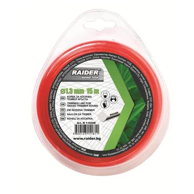 Корда за тример кръгла ф1,3 мм х 15 м RAIDER