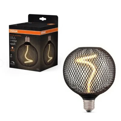 LED лампа Е27 3.5 W Spiral Filament Globe 125 OSRAM