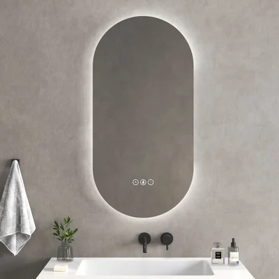 Огледало за баня с LED осветление 40x80 см Bruno INTER CERAMIC