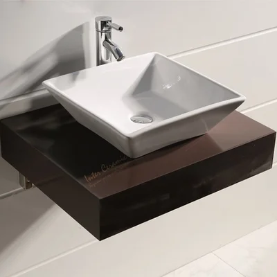 Плот за баня pvc 60х12х50 кафяв 6012br (мостра)