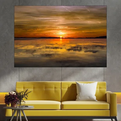 Залез над Японско море - картина пано за стена
