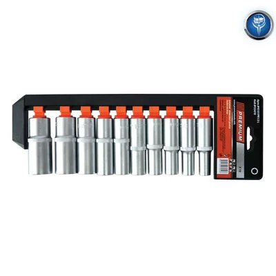 Вложки 1/2'' дълги premium 10броя комплект