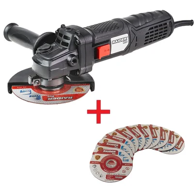 Промо пакет: Ъглошлайф RDP-AG75 Black Edition + подарък дискове за метал