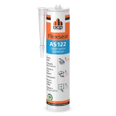 Санитарен силикон Flexseal AS122 бял DCP