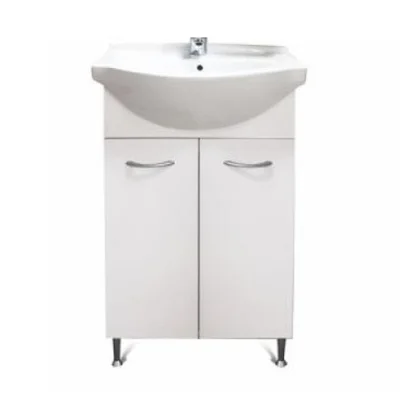 Шкаф за баня с мивка 55 см Перла FORMA VITA