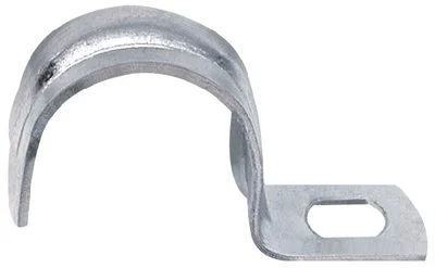 Единична метална скоба за тръби и ел. кабели - Ф32