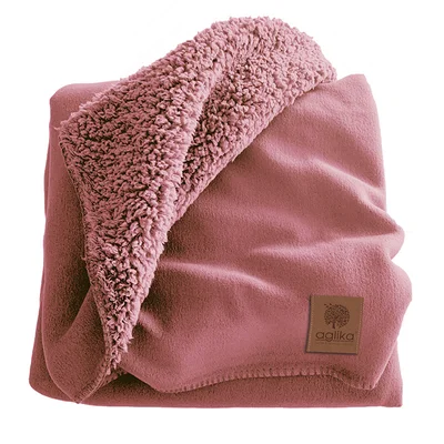 Одеяло Шерпа 130x160 см розово AGLIKA