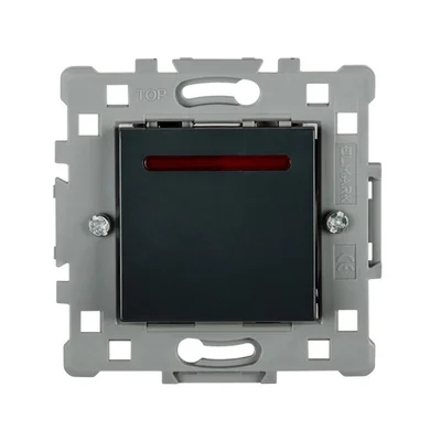 Светещ ключ сх.1 черен Splendor ELMARK