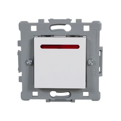 Девиаторен светещ ключ сх.6 бял Splendor ELMARK