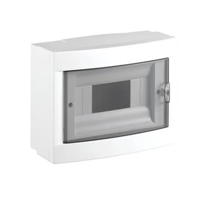 Ел. табло за 8 предпазителя за открит монтаж бял цвят VIKO