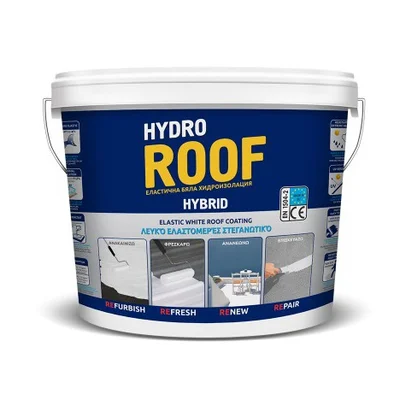 Хибридна хидроизолация за покриви 4 кг бяла Hydro Roof ХИДРОЗОЛ