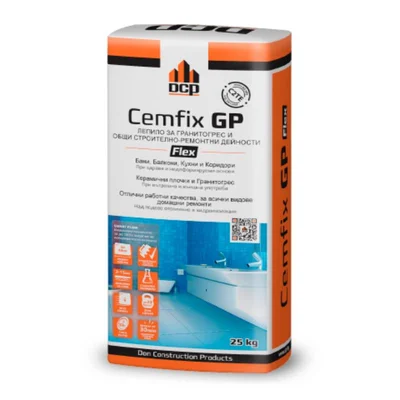 Лепило за плочки Cemfix GP 25 кг сиво DCP