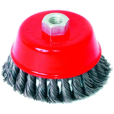 Плетена четка за флекс тип камбана Ø100 мм Raider