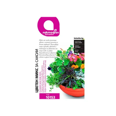 Семена цветен микс за саксии