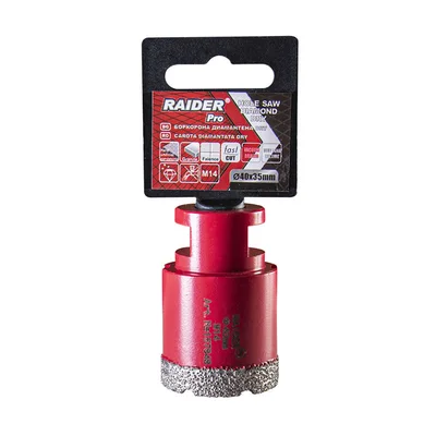 Боркорона Diamond Dry M14 Ø40 мм - Raider