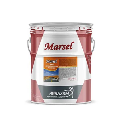 Бяла боя за хоризонтална пътна маркировка Marsel 25 кг Нинахим