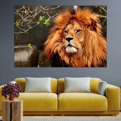 Горд лъв - картина пано за стена