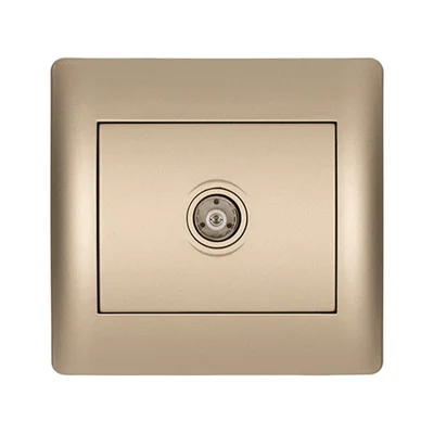 TV контакт шампанско металик Rhyme ELMARK