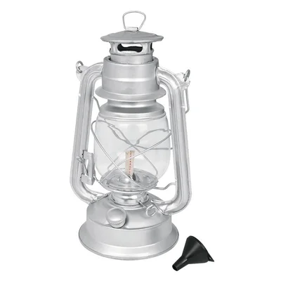 Ветроупорен сребрист газов фенер PRETUL