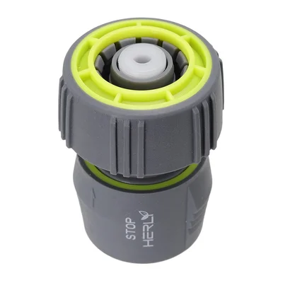Конектор 1/2" Ж за маркуч 3/4" Stop функция Pro HERLY