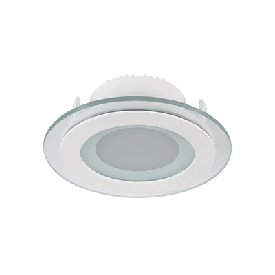 LED панел кръгъл със стъкло 6W 2700K
