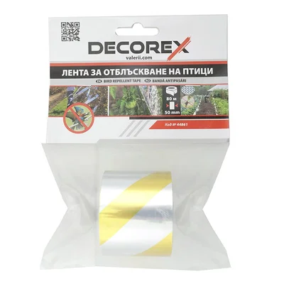 Лента за отблъскване на птици 50 мм x 80 м DECOREX
