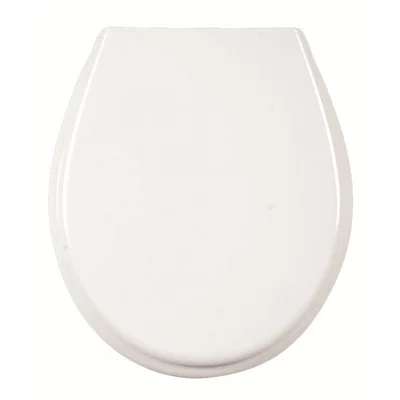 Тоалетна седалка с плавно затваряне 45.5х37.3см бяла INTER CERAMIC
