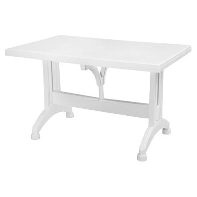 Градинска маса 120x75x72 см бяла Ancora PRIMA