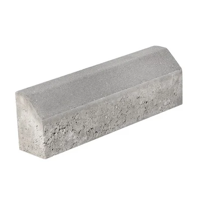 Градински скосен бордюр 50/10/15 см сив PETRA PAVAJE