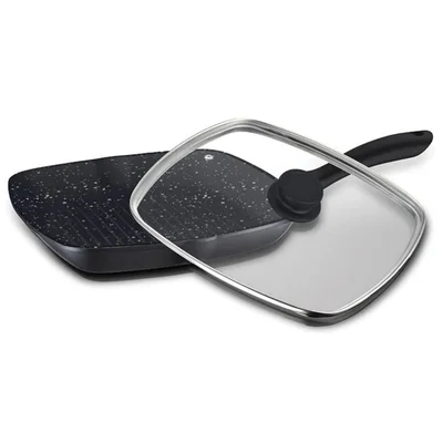 Грил тиган с капак и гранитно покритие 28 см ZEPHYR