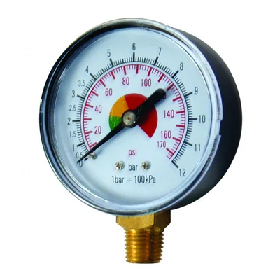 Манометър 0-12 bar 1/4" - Raider