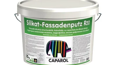 Мазилка silicat fassaden putz к15 прозрачна 25 кг caparol