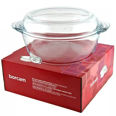 Йенска тенджера с капак 2 л Borcam PASABAHCE