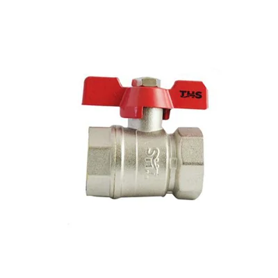 Cферичен кpaн Т- ръкохватка ЖЖ 1"