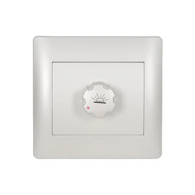 Димер ключ бял металик Rhyme ELMARK