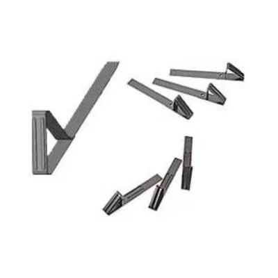 Снегозадържаща широка кука антрацит BRAMAC