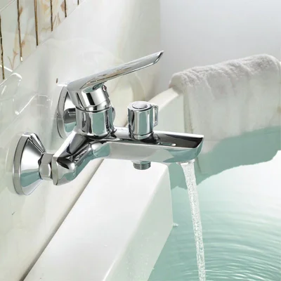 Стенен смесител за вана и душ Даниста - INTER CERAMIC