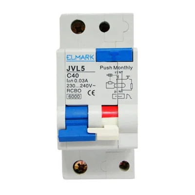 Дефектнотокова защита 40А 30 mА 6КА JVL5 ELMARK
