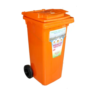 Кош за смет 120 л оранж