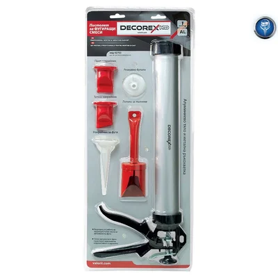 Пистолет за полагане на фугиращи смеси 1000 мл DECOREX