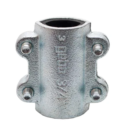 Поцинкована скоба за ремонт 3/4"