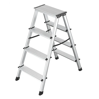 Алуминиева стълба 2x4 стъпала 2.44 м 150 кг MMS