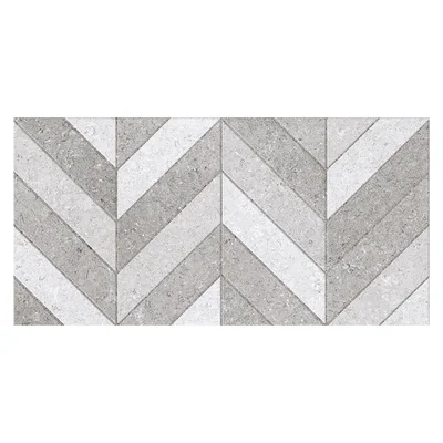 Декор 30x60 см Палацо зиг-заг сив 46202 KAI